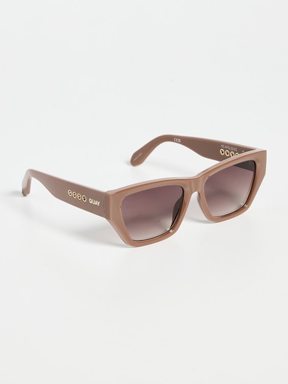 QUAY Australia NO APOLOGIES Brown Sunglasses